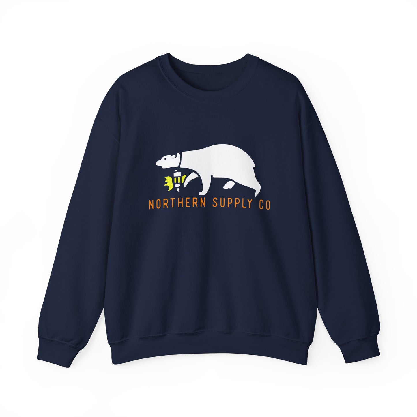 Rescue Bear crewneck sweatshirt in navy – Northern Supply Co.