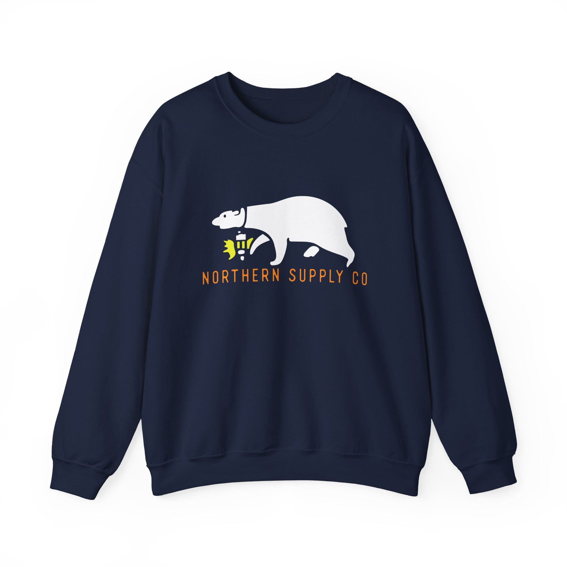 Rescue Bear crewneck sweatshirt in navy – Northern Supply Co.