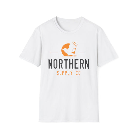 Raven Wings unisex T-shirt in white – Printed in Canada – Northern Supply Co.