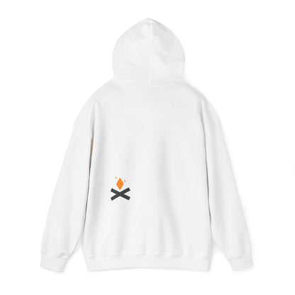 Back of Diamond Life hoodie in white – Northern Supply Co.