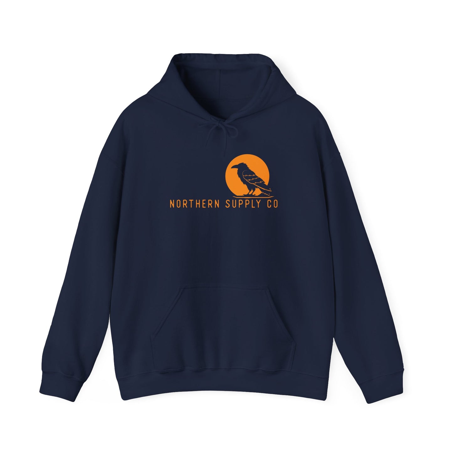 Stoic on Side Raven Heavy Hoodie