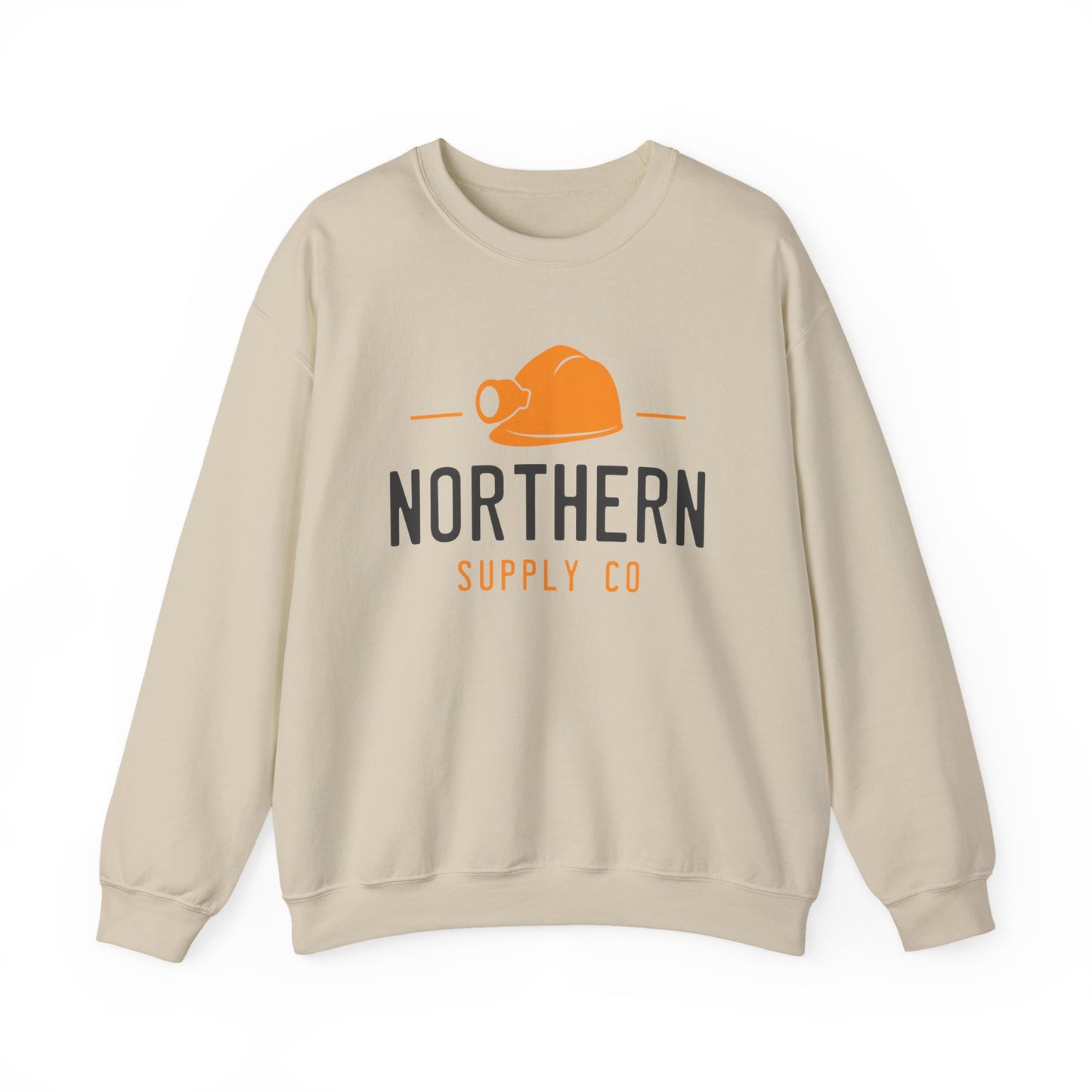 Miners Cap crewneck sweatshirt in sand – Northern Supply Co.