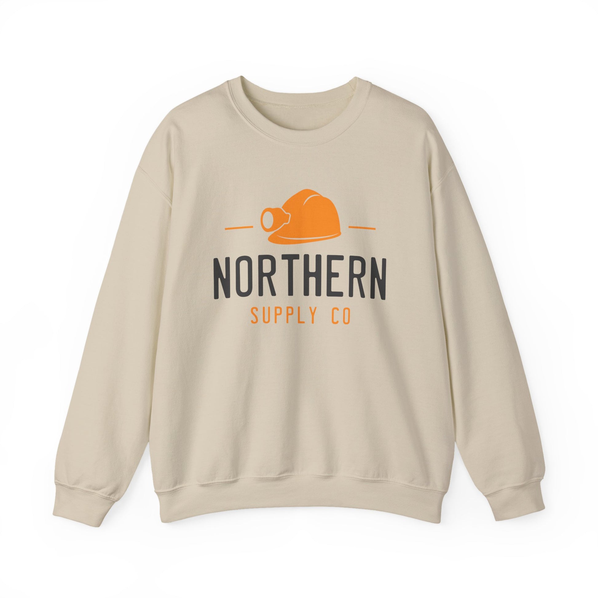 Miners Cap crewneck sweatshirt in sand – Northern Supply Co.