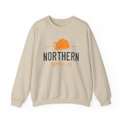 Miners Cap crewneck sweatshirt in sand – Northern Supply Co.