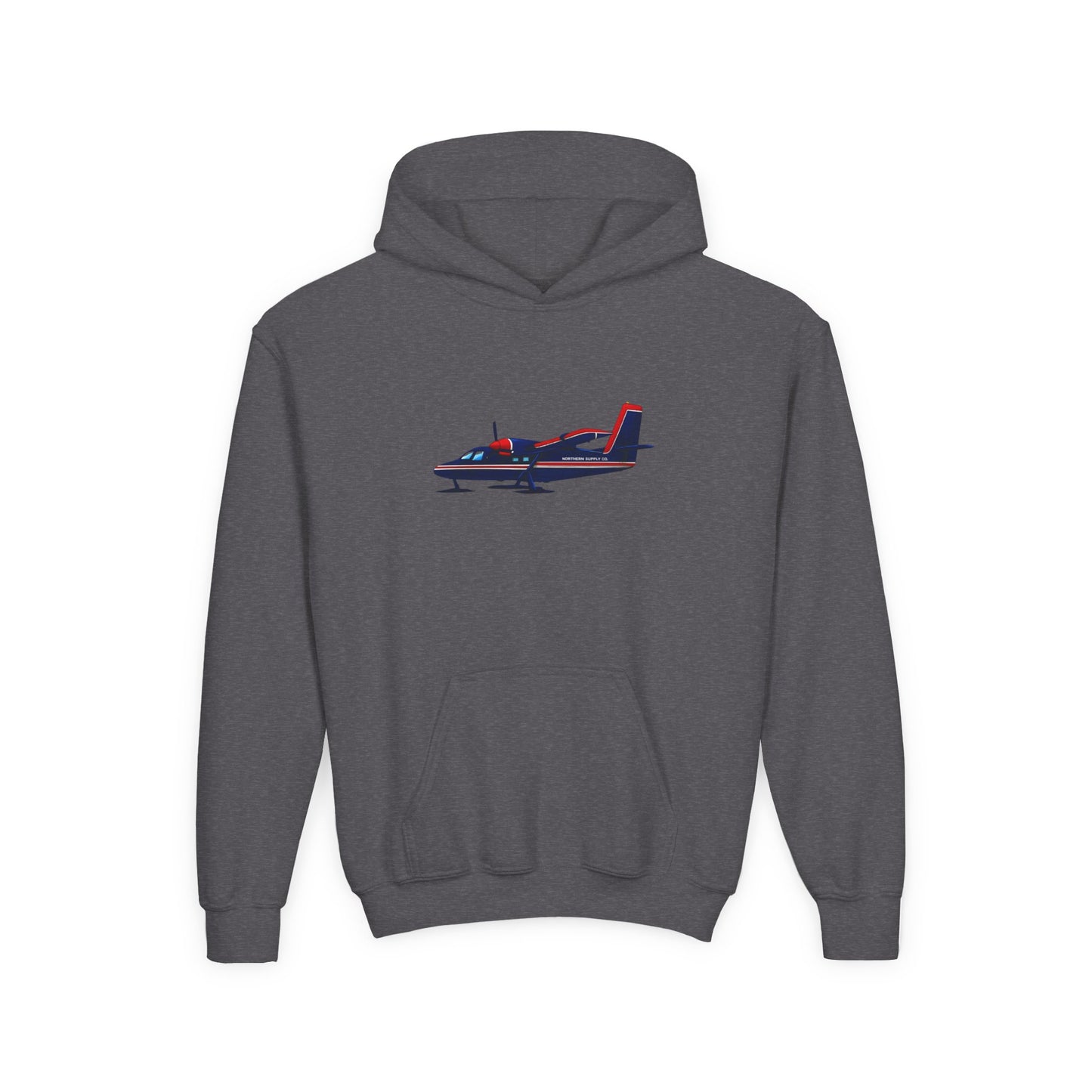 Blue Twin Otter Youth Hoodie