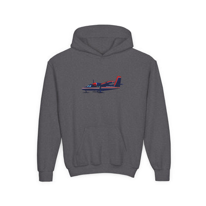 Blue Twin Otter Youth Hoodie