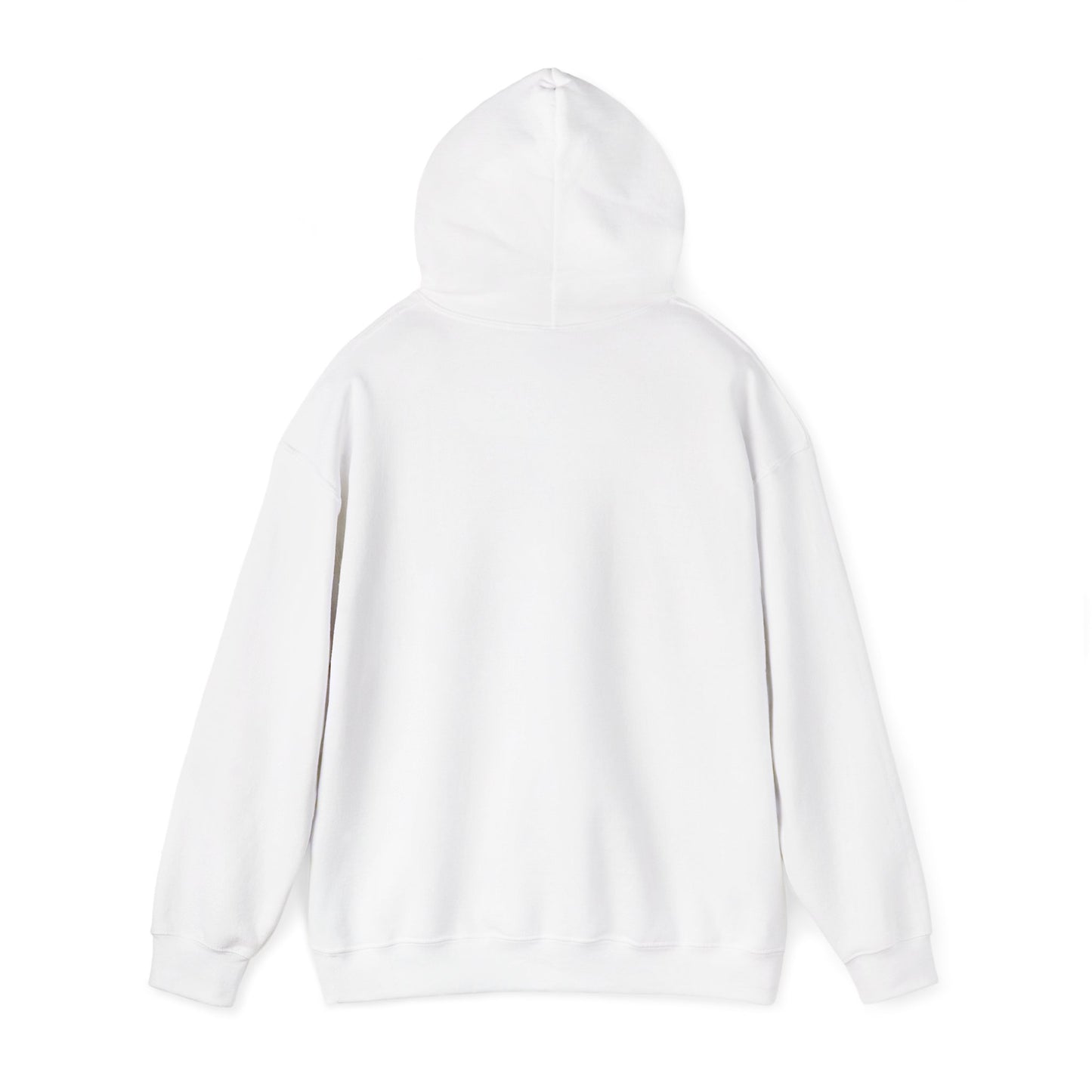 Back of Stoic Raven small logo hoodie in white – Northern Supply Co.