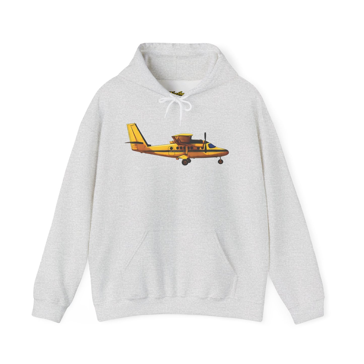 Yellow Twin Otter Heavy Hoodie