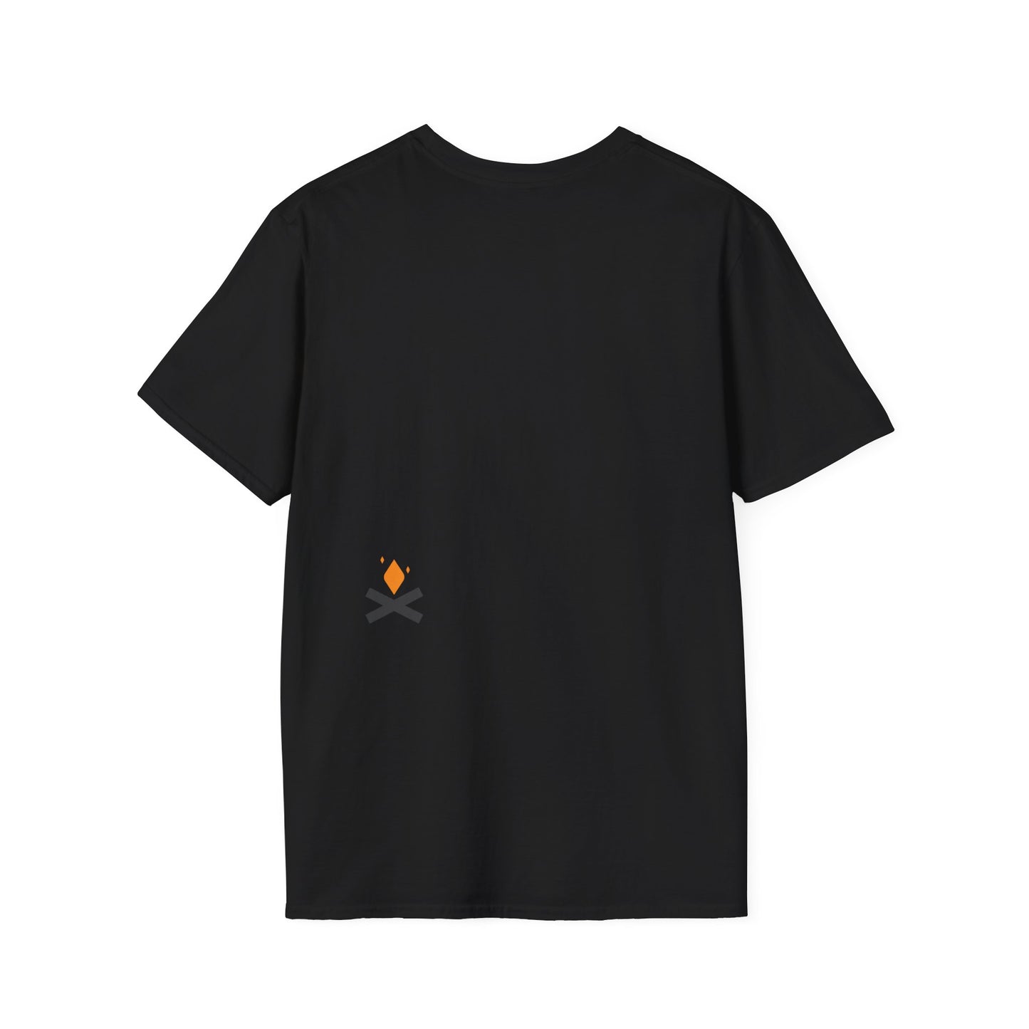 Back of Diamond Life unisex T-shirt in black – Printed in Canada – Northern Supply Co.