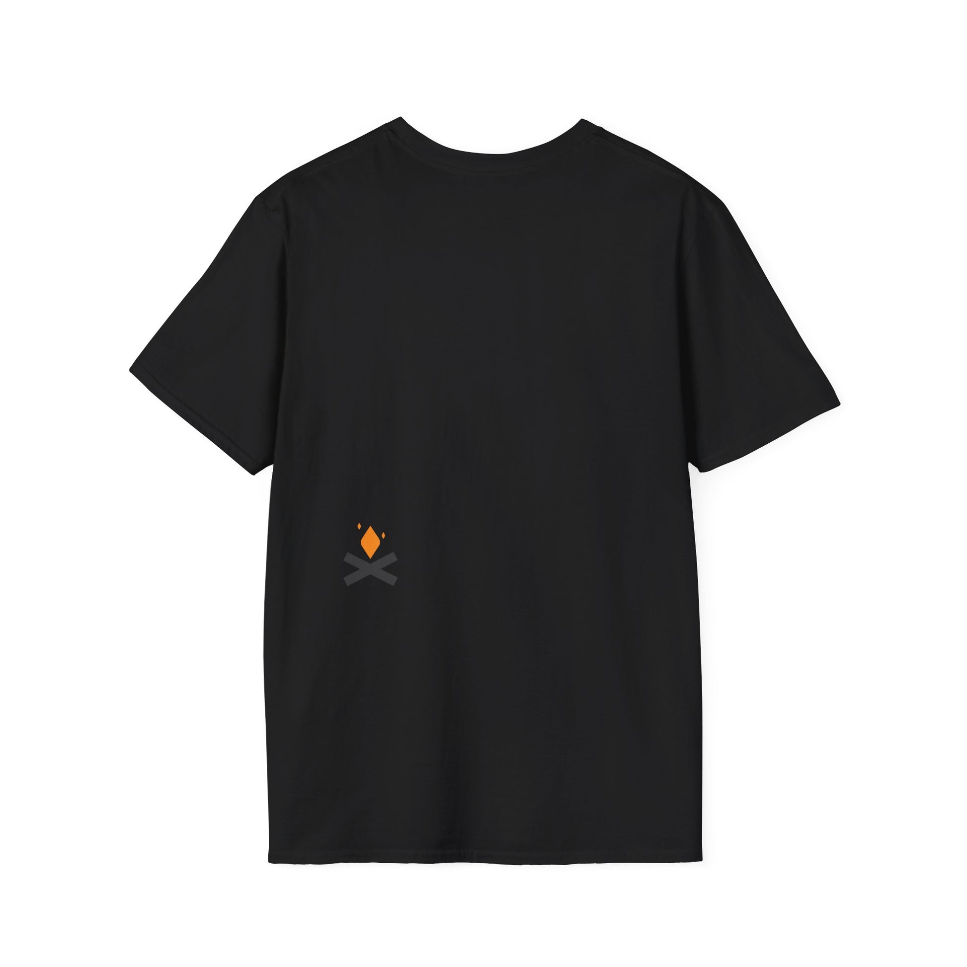Back of Diamond Life unisex T-shirt in black – Printed in Canada – Northern Supply Co.