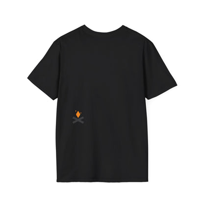 Back of Diamond Life unisex T-shirt in black – Printed in Canada – Northern Supply Co.