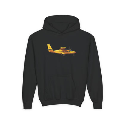 Yellow Twin Otter Youth Hoodie