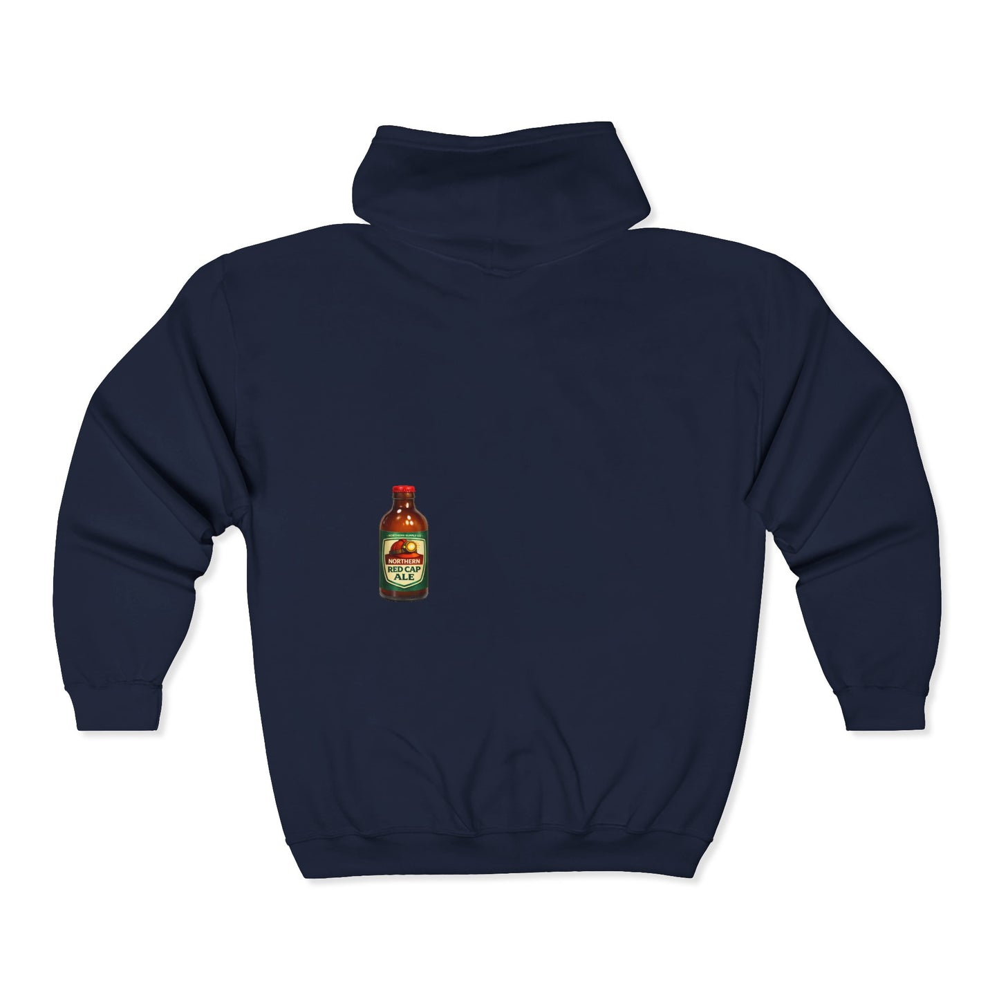 Red Cap Logo Full Zip Hoodie