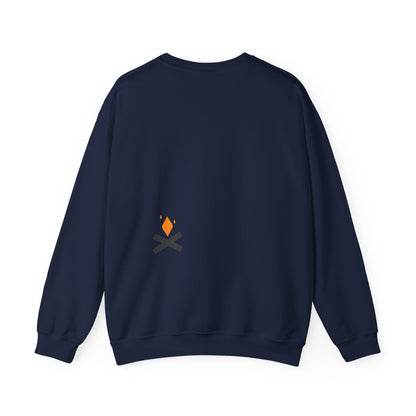 Back of Raven Wings crewneck sweatshirt in navy – Northern Supply Co.