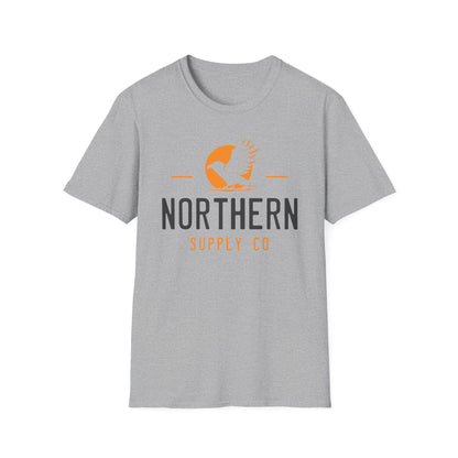 Raven Wings unisex T-shirt in grey – Printed in Canada – Northern Supply Co.