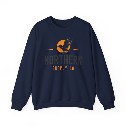 Raven Wings crewneck sweatshirt in navy– Northern Supply Co.