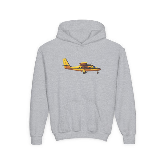 Yellow Twin Otter Youth Hoodie