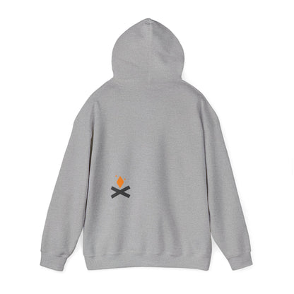 Back of Rescue Bear hoodie in grey – Northern Supply Co.