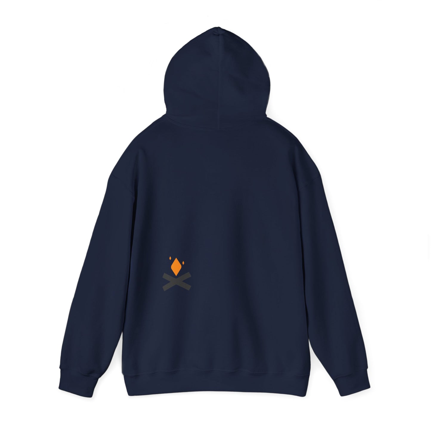 Back of Rescue Bear hoodie in navy – Northern Supply Co.
