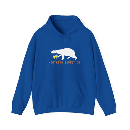 Rescue Bear hoodie in blue – Northern Supply Co.