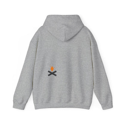 Back of Rescue Bear hoodie in grey – Northern Supply Co.