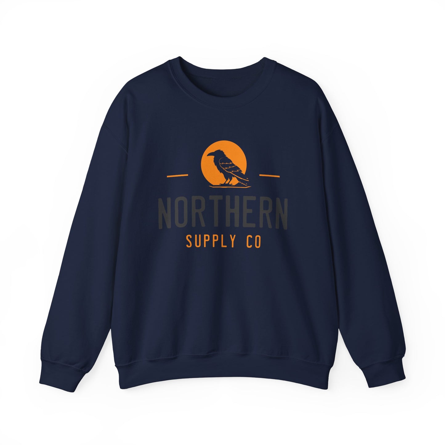 Stoic Raven crewneck sweatshirt in navy – Northern Supply Co.