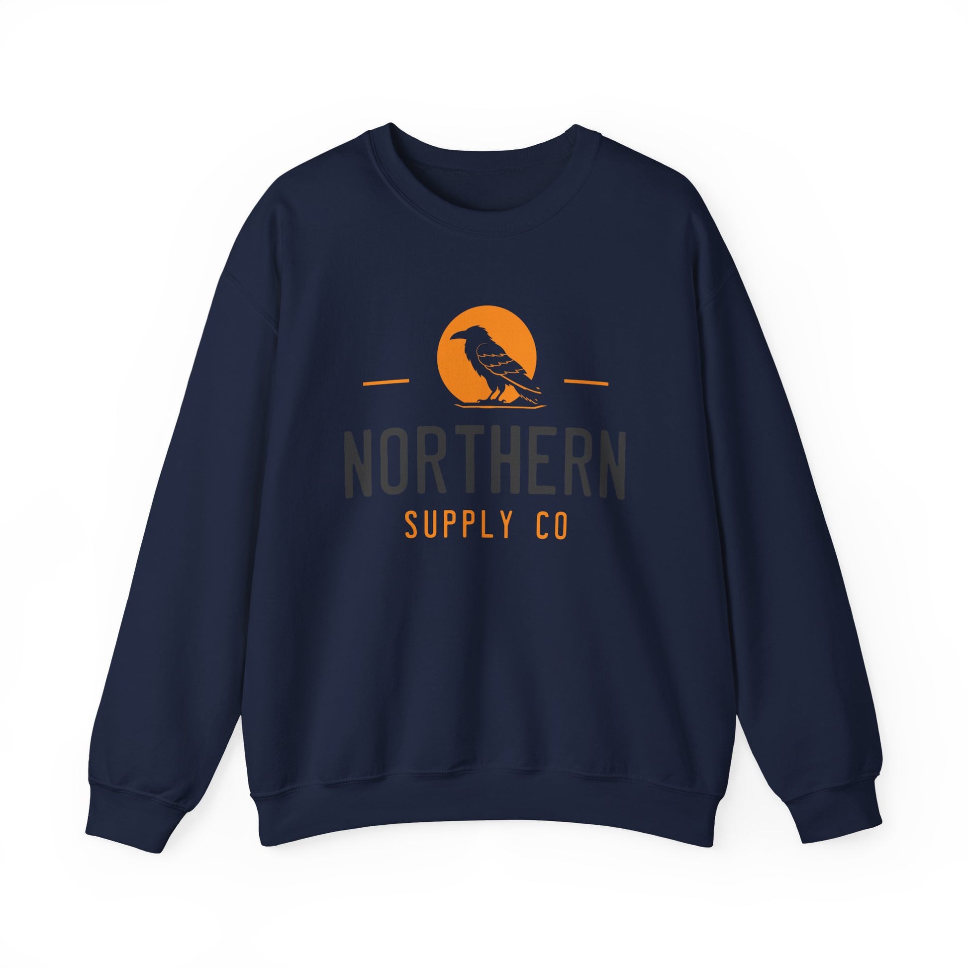 Stoic Raven crewneck sweatshirt in navy – Northern Supply Co.