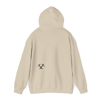 Back of Miners Cap hoodie in sand – Northern Supply Co.