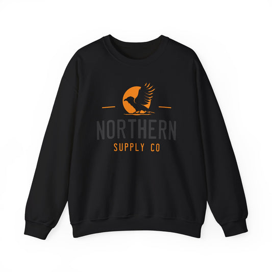 Raven Wings crewneck sweatshirt in black – Northern Supply Co.