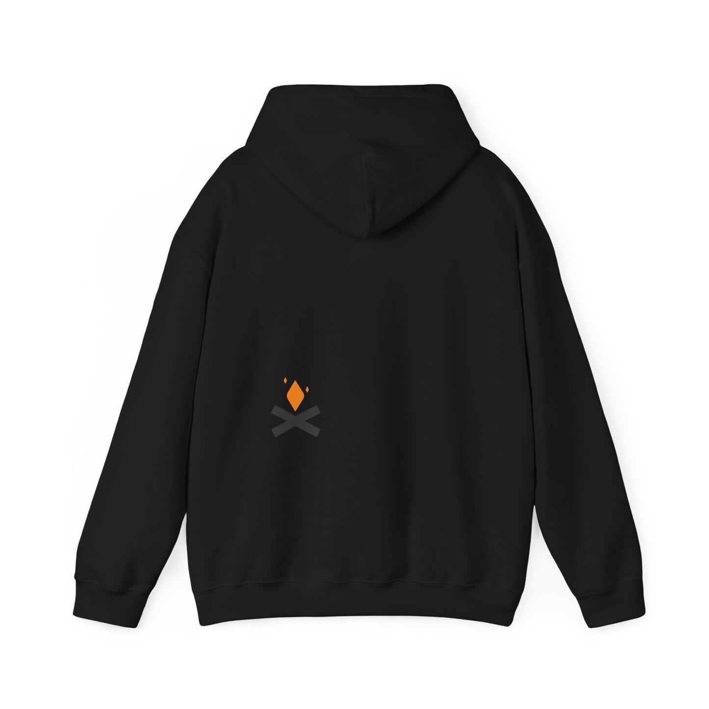 Back of Raven Wings hoodie in black – Northern Supply Co.