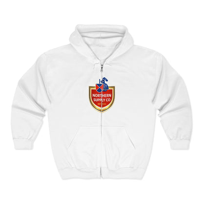 Old Knight Label Full Zip Hoodie