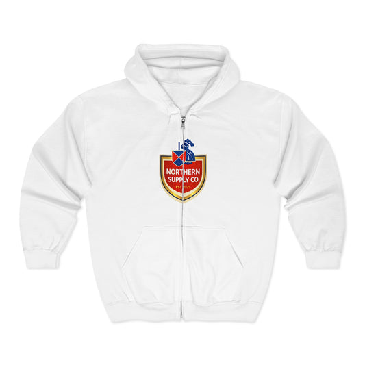 Old Knight Label Full Zip Hoodie