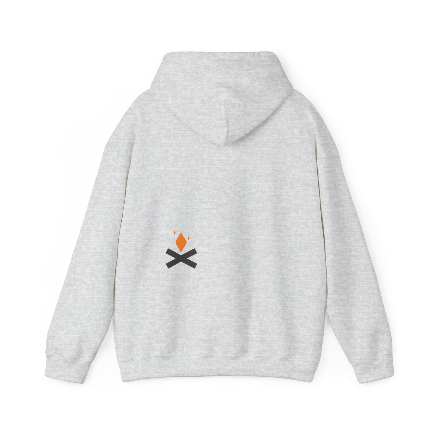 Back of Diamond Life hoodie in grey – Northern Supply Co.