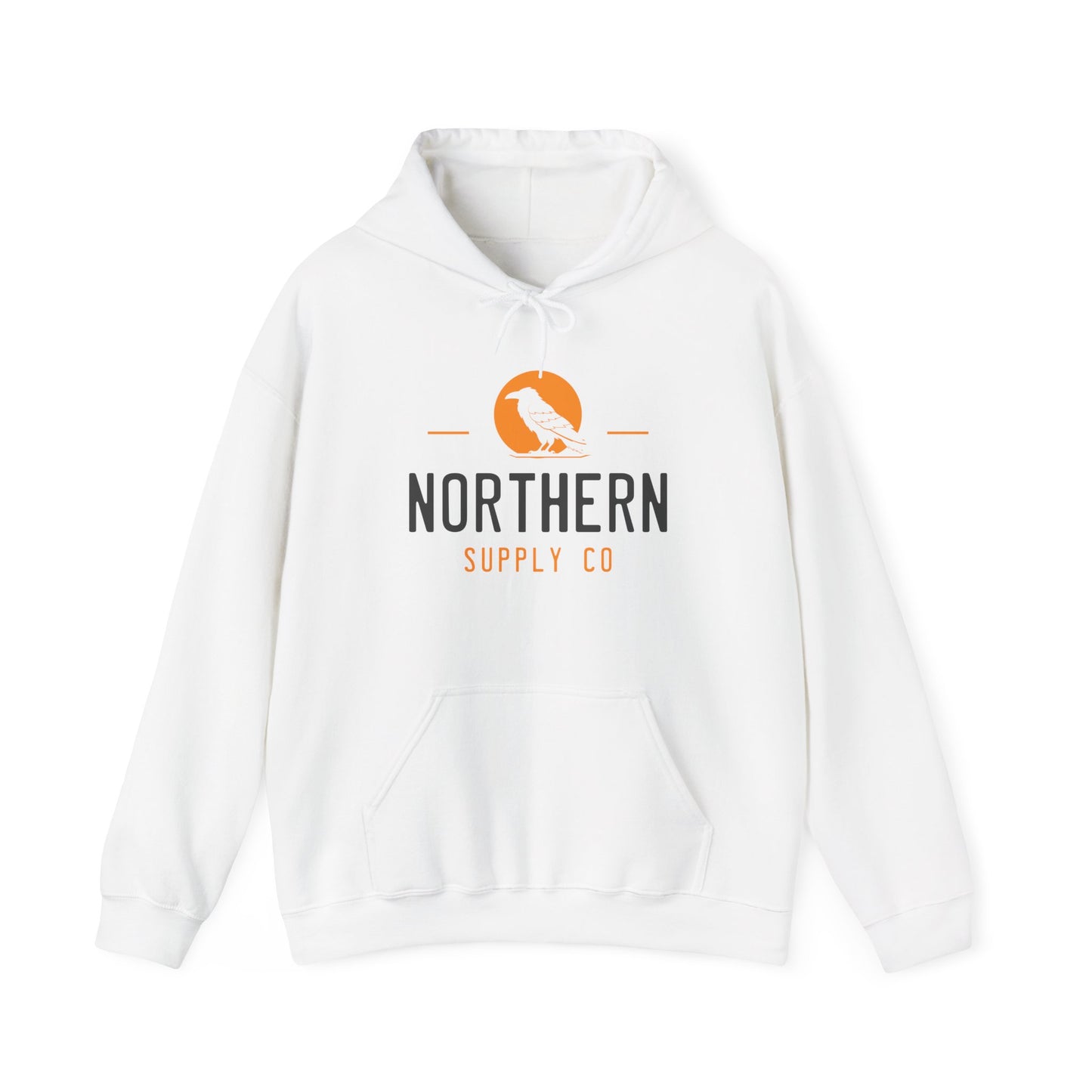 Stoic Raven hoodie in white – Northern Supply Co.