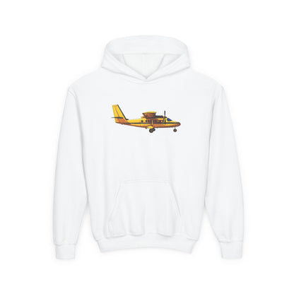 Yellow Twin Otter Youth Hoodie