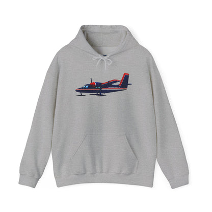 Blue Twin Otter Heavy Hoodie