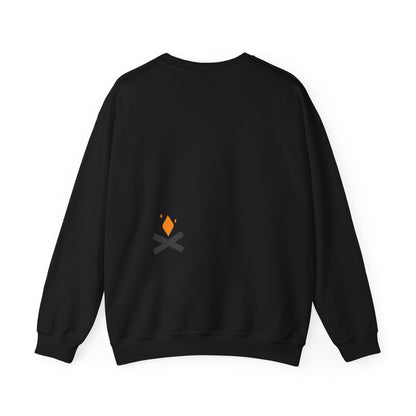 Back of Stoic Small Raven crewneck sweatshirt in black – Northern Supply Co.