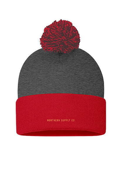 Dark Heather Grey/Red