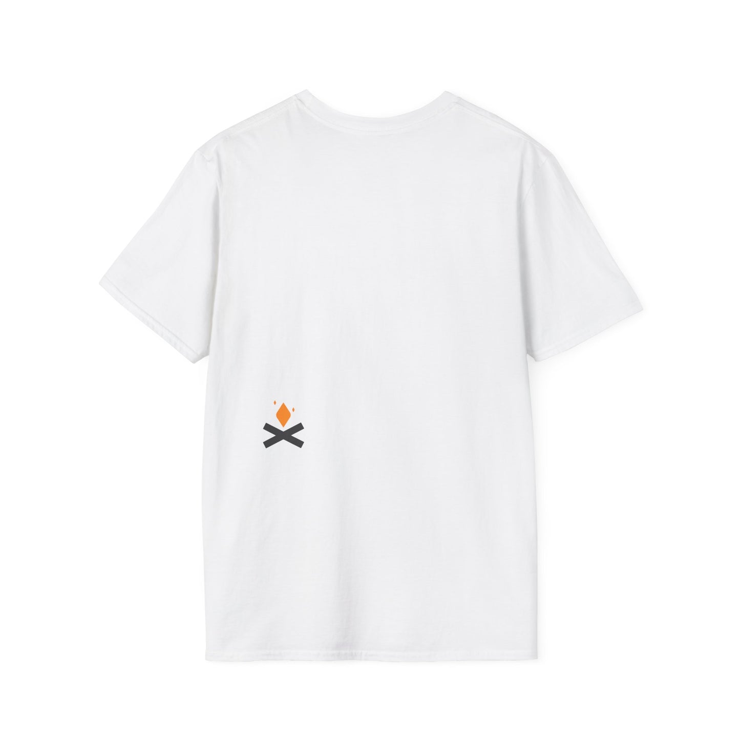 Back of Diamond Life unisex T-shirt in white – Printed in Canada – Northern Supply Co.