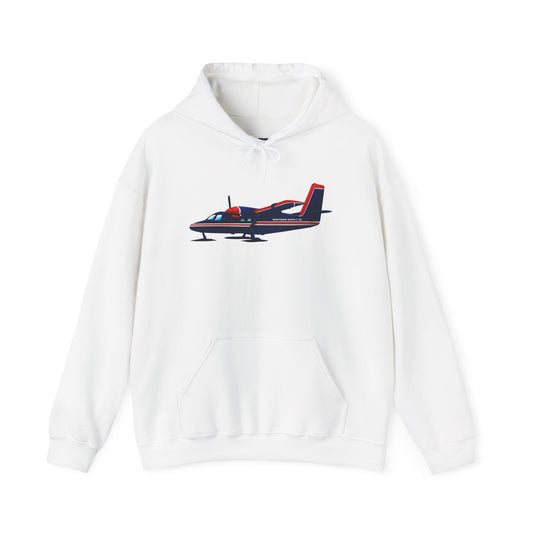 Blue Twin Otter Heavy Hoodie