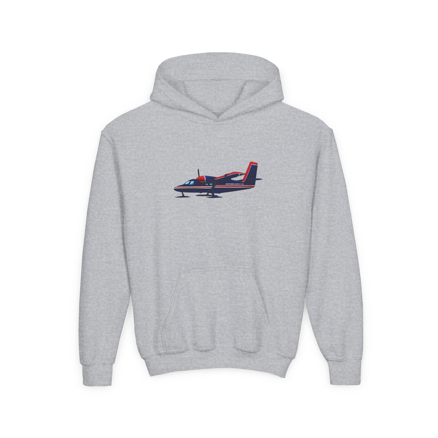 Blue Twin Otter Youth Hoodie