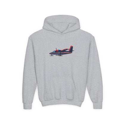 Blue Twin Otter Youth Hoodie