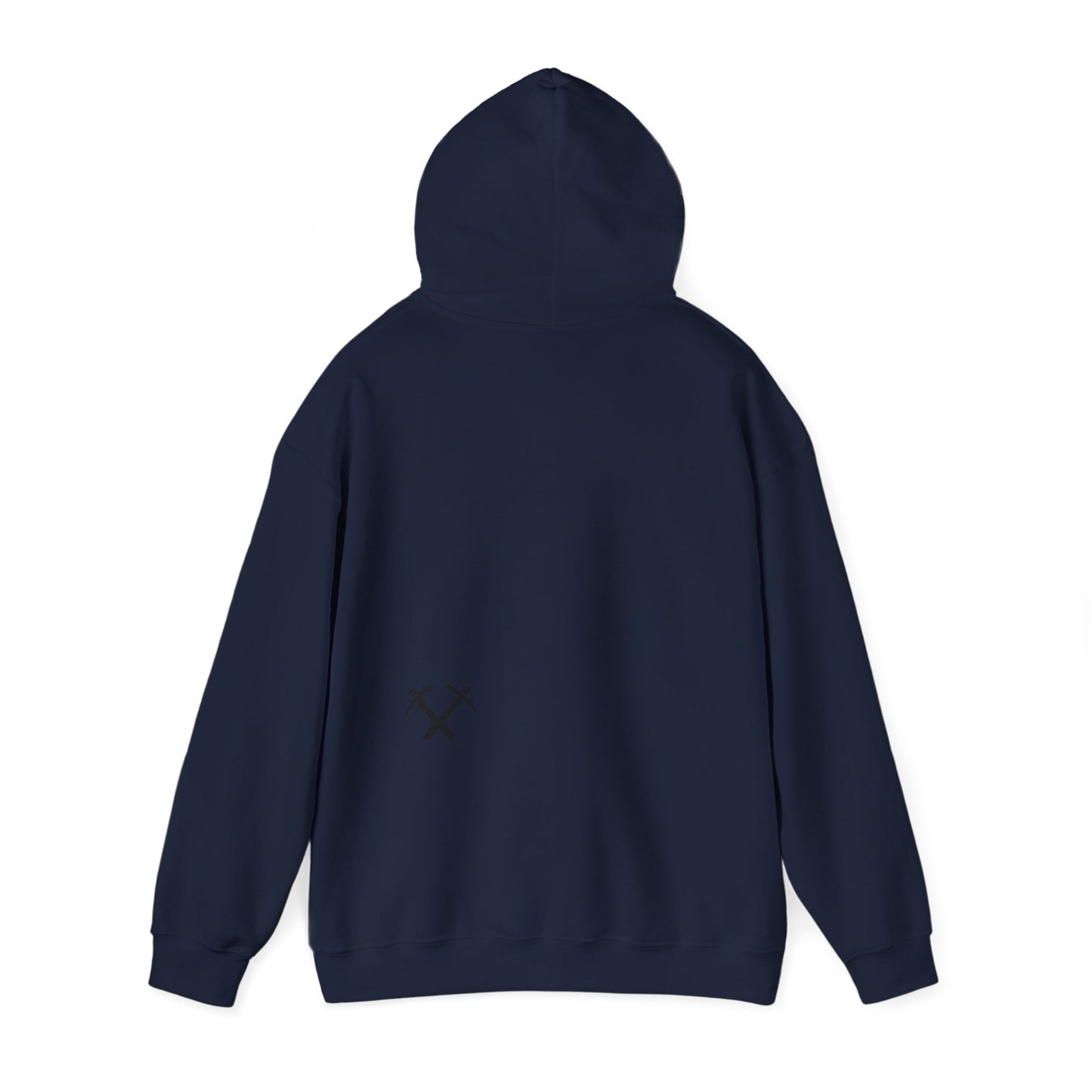 Back of Miners Cap hoodie in navy – Northern Supply Co.