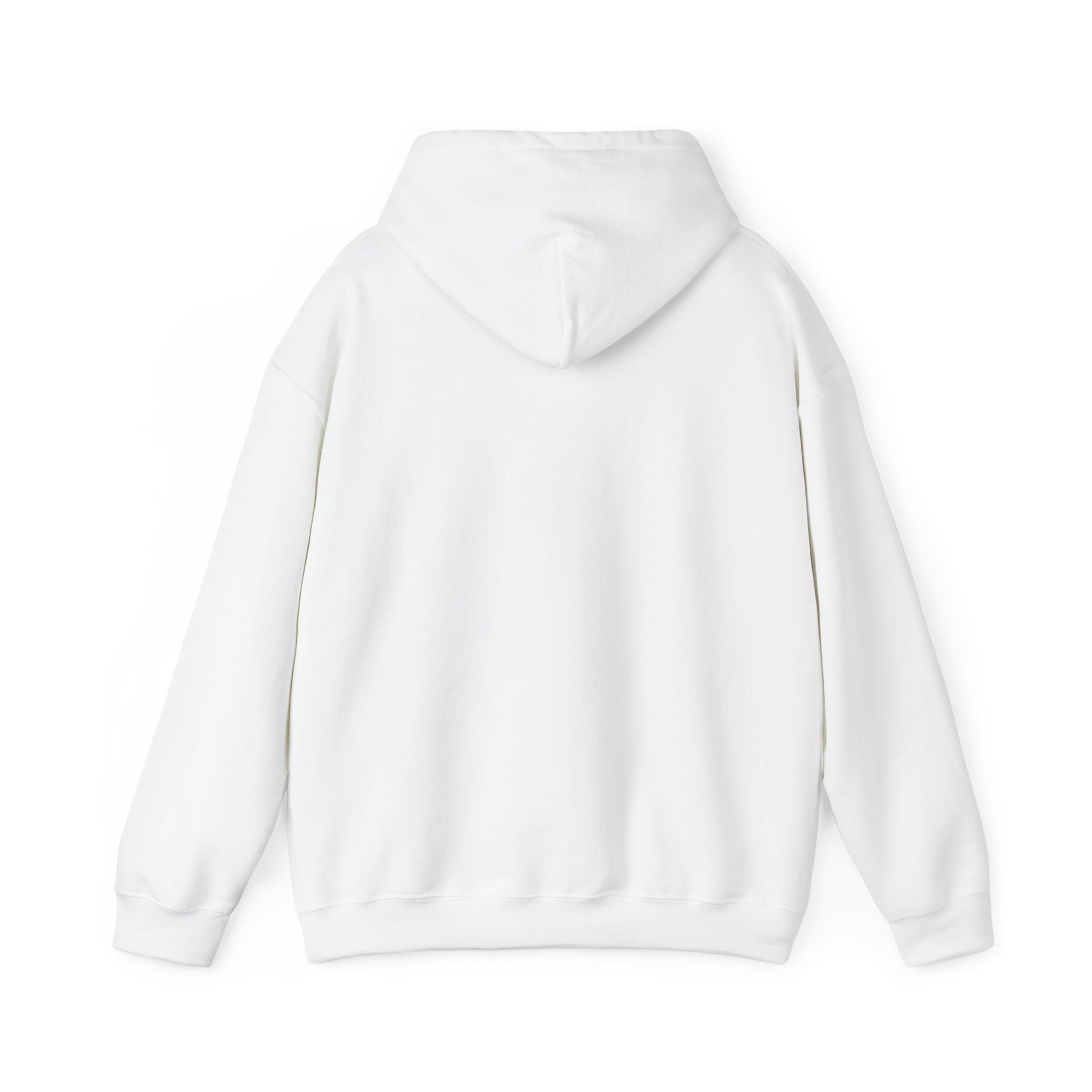 Back of Stoic Raven small logo hoodie in white – Northern Supply Co.