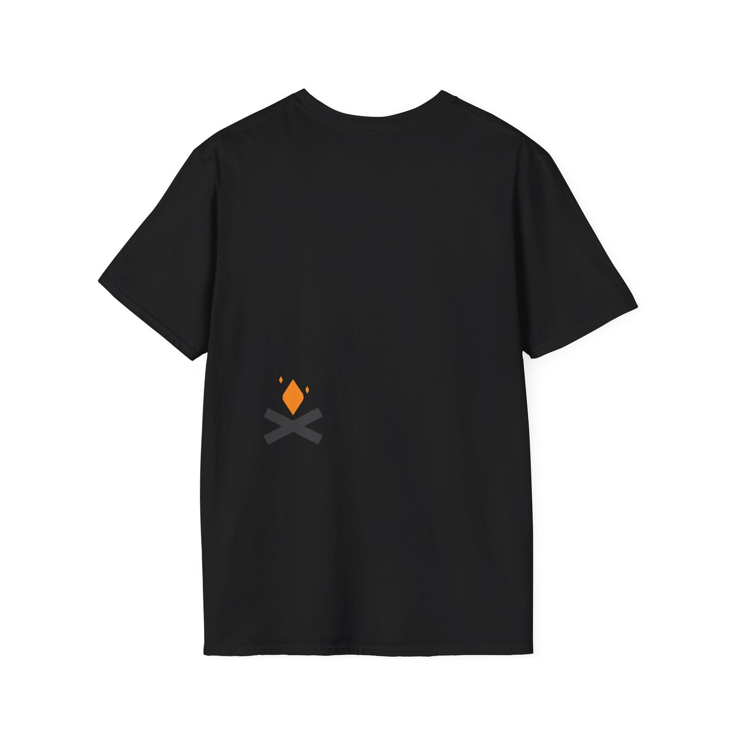 Back of Diamond Life unisex T-shirt in black – Printed in Canada – Northern Supply Co.