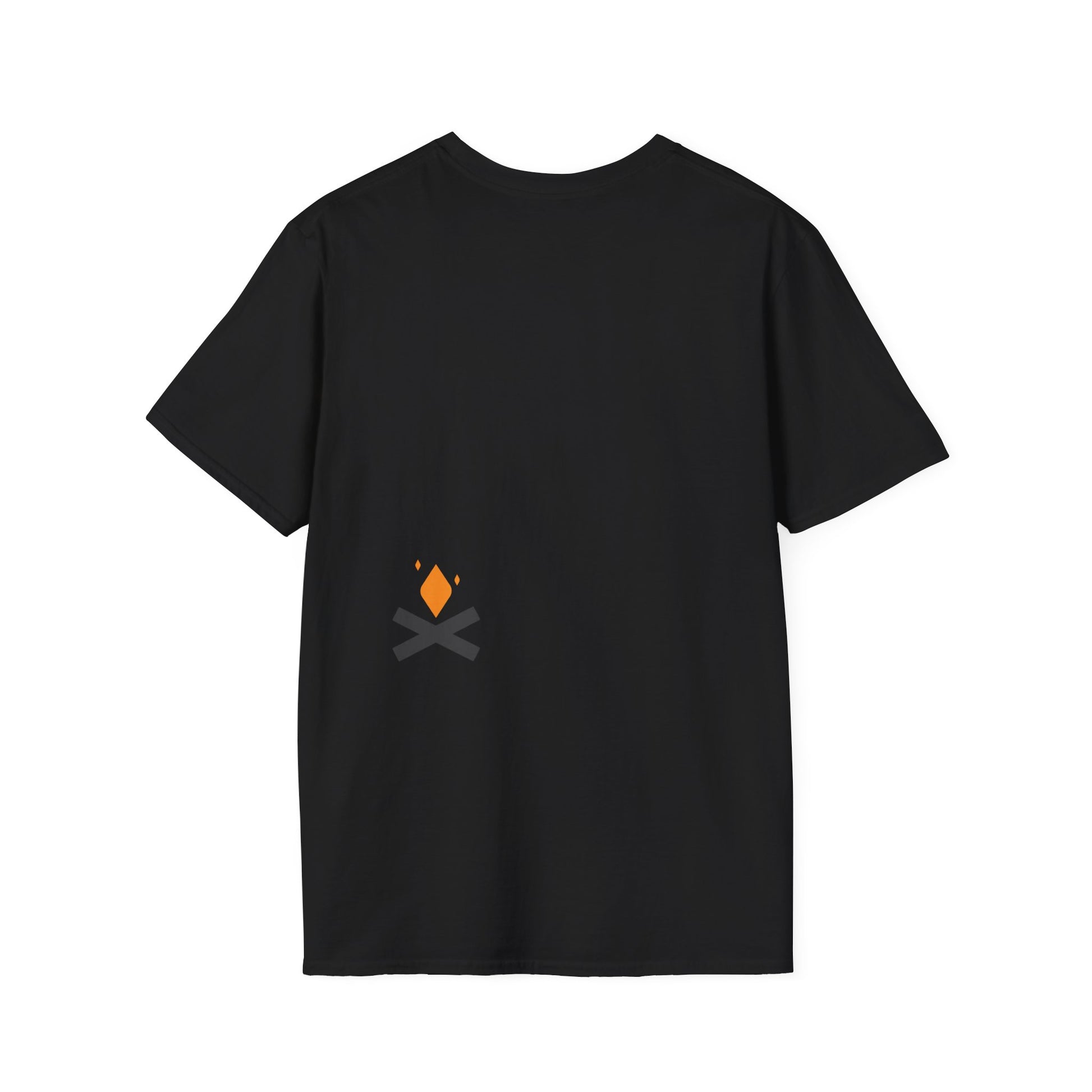 Back of Diamond Life unisex T-shirt in black – Printed in Canada – Northern Supply Co.