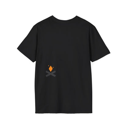 Back of Diamond Life unisex T-shirt in black – Printed in Canada – Northern Supply Co.