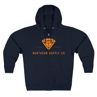 Diamond Full Zip 2-Layer Hood