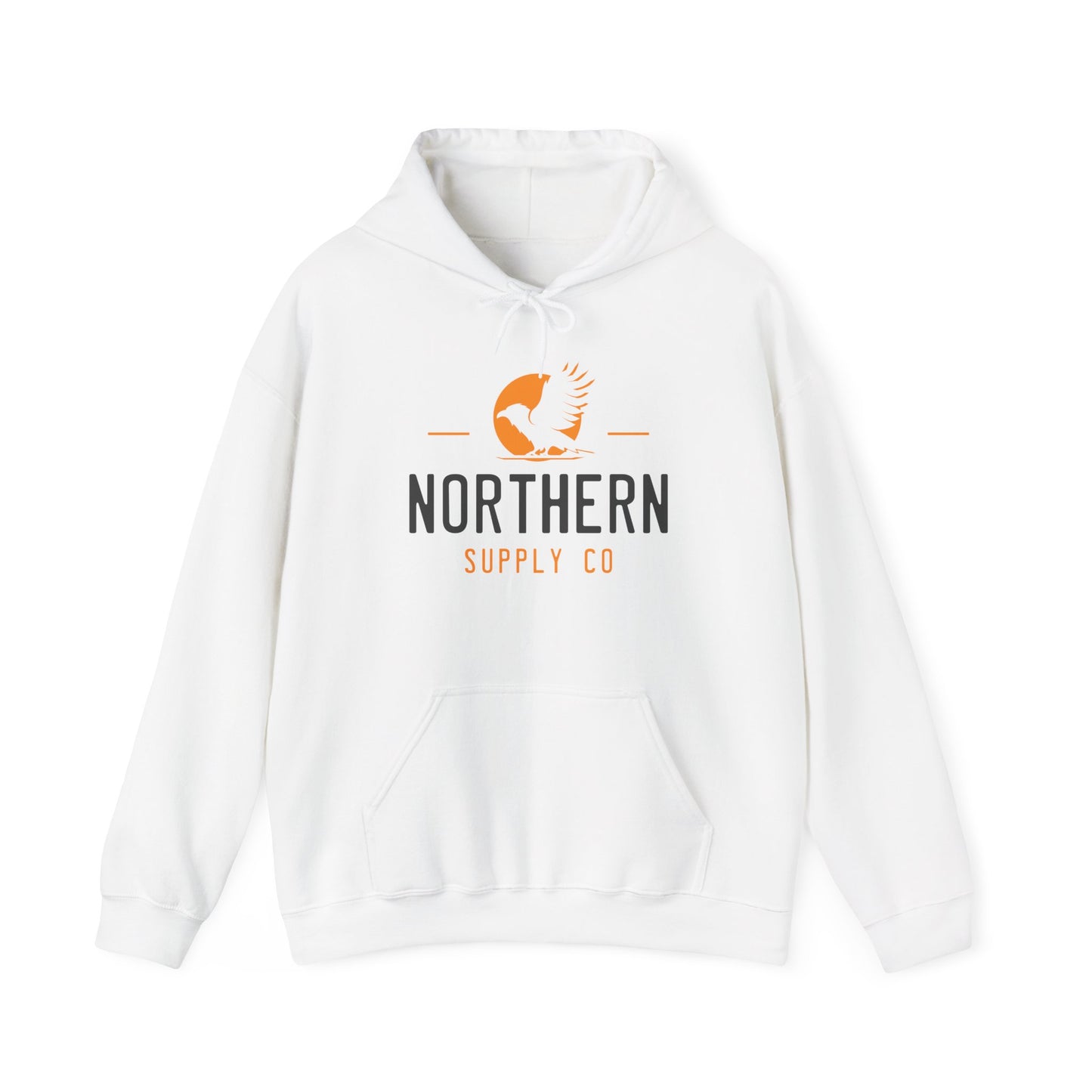 Raven Wings hoodie in white – Northern Supply Co.