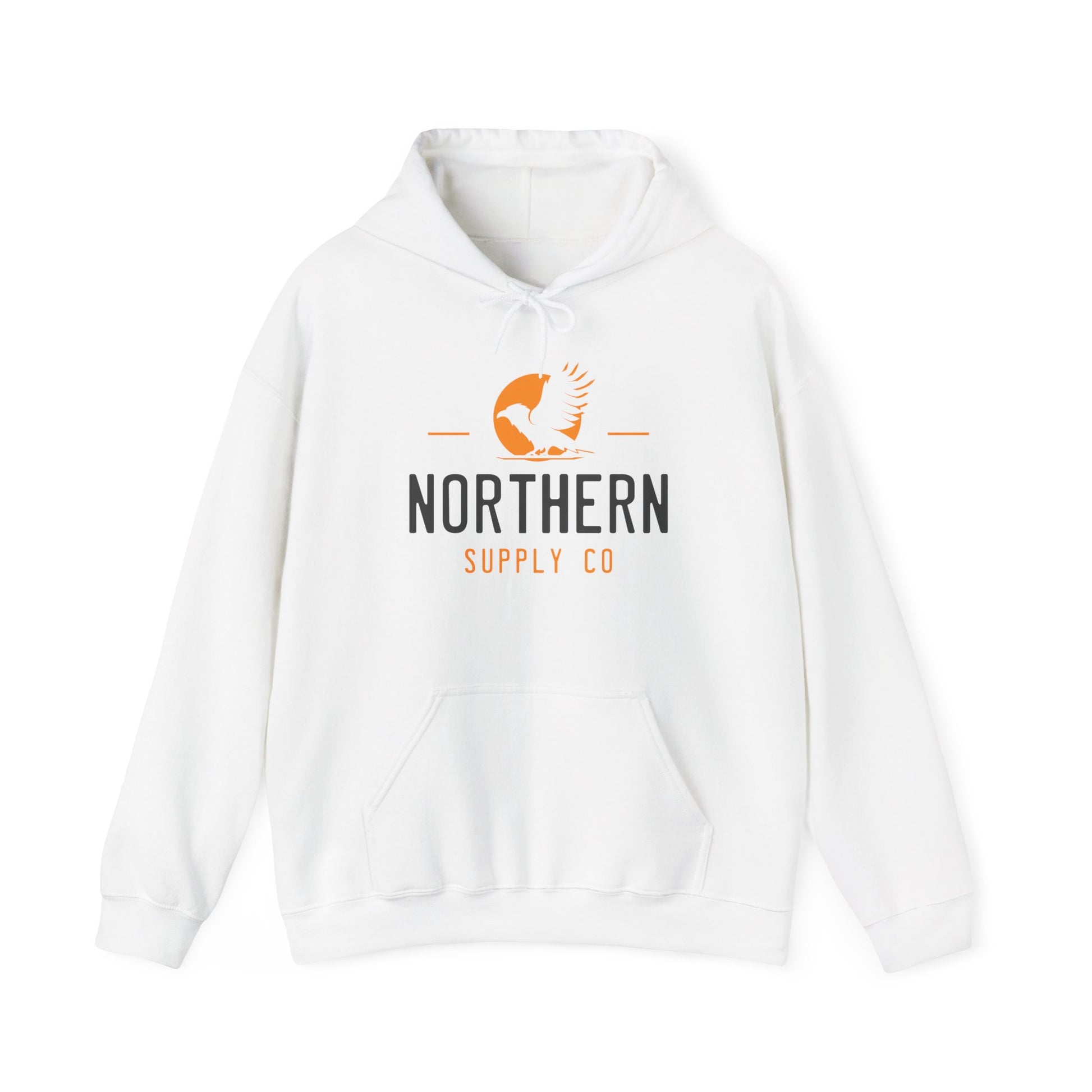 Raven Wings hoodie in white – Northern Supply Co.